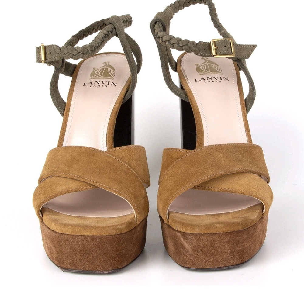 Lanvin Women's Tan Platform Sandals